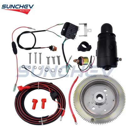 SUNCHEV Electric Starter Kit Yamaha 85hp For Yamaha 85hp(2 Stroke)