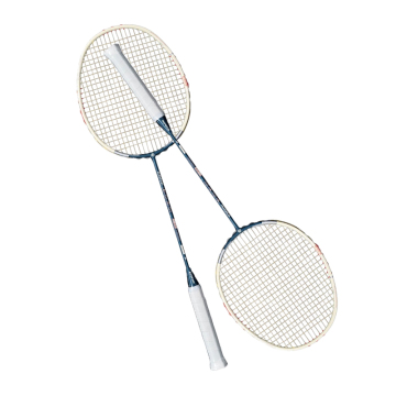 Raccorda da badminton in fibra di carbonio completa con impugnatura PU - Racket di addestramento 4U di alta qualità per l'ingrosso
