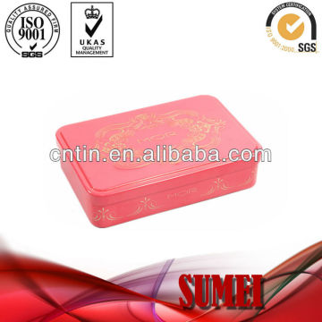 luxury metal tin box