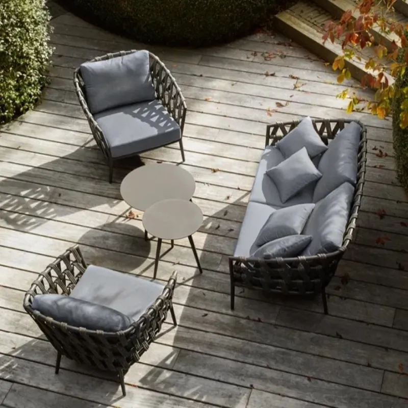 Modern Luxury Aluminum Garden Sofa Set