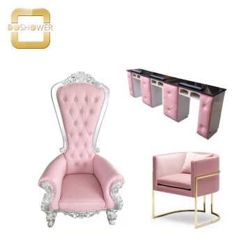 KingThrone Chairs for Pedicure: Children's High Back Throne Spa Pedicure Chair