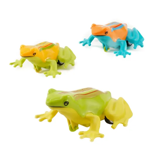 Search Engine Title: Pull-Back Frog Toy Promotional Dollar Items