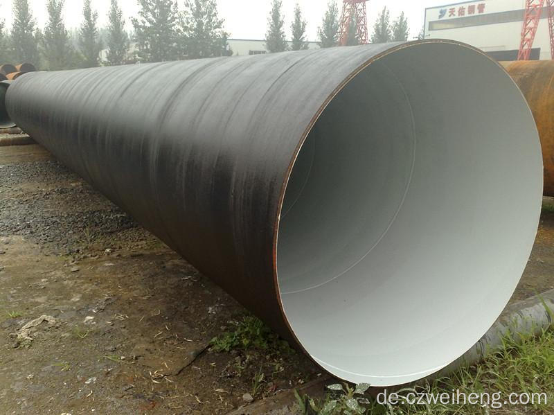 SSAW Stahl Rohr /SPIRAL ASTM API 5 L 5 CT Q235 CS LSAW 3PE 2PE