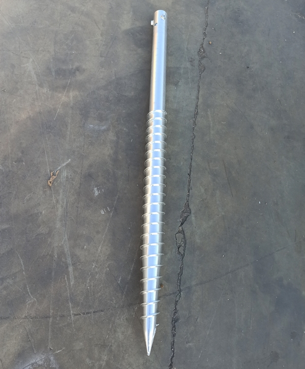 galvanized screw piles