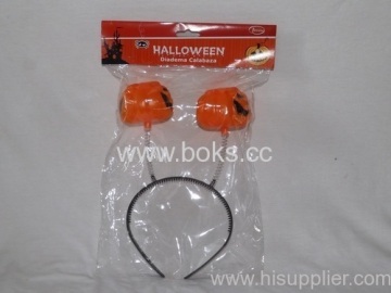 Halloween Plastic Big Pumpkin Shape Head Bopper
