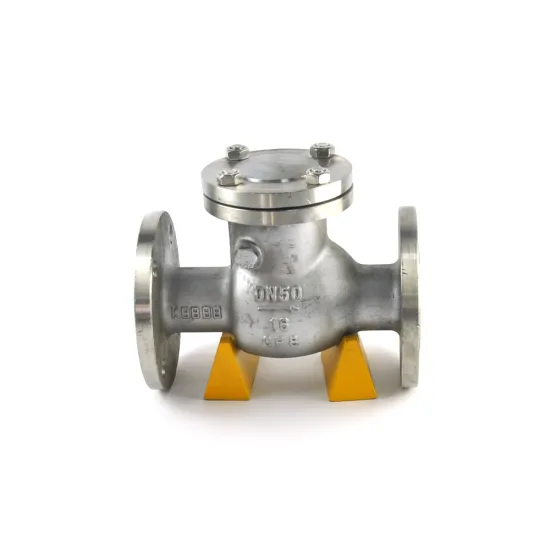 Russia standard high quality swing type check valve pn16 with gost certificate