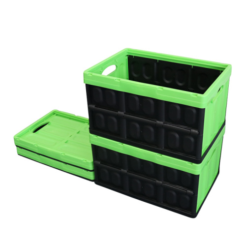 Fan Plastic Injection Part Warehouse Heavy Duty Foldable Storage Cantilever Rack Plastic Crates Manufactory