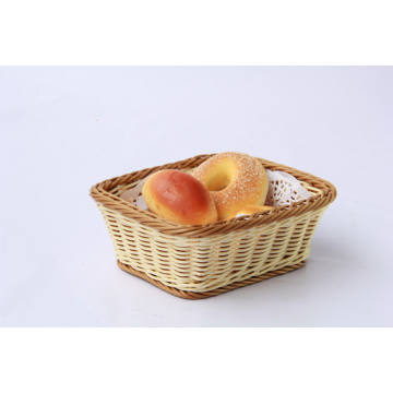 polypropylene rattan food basket for bread display