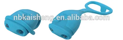 New Fish Style Silicone Two LED Bike Light