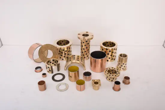 Bimetallic composite self lubricating plain bearings metric composite bushings