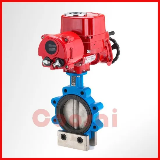 Wafer rubber lined butterfly valve
