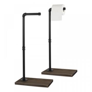 2 Pieces Toilet Paper Holder Stand