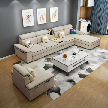 Telescopic Living Room Sofa Bed: Multifunctional Folding Sofa Bed in Fabric