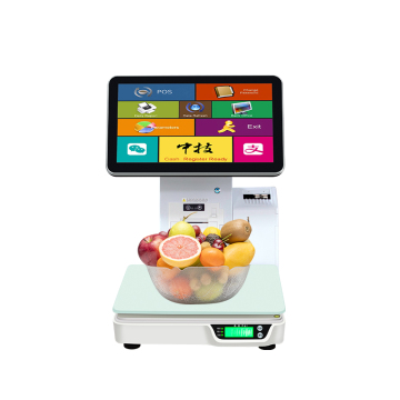 Il registratore di cassa touch screen in scala POS Zhongji per i supermercati