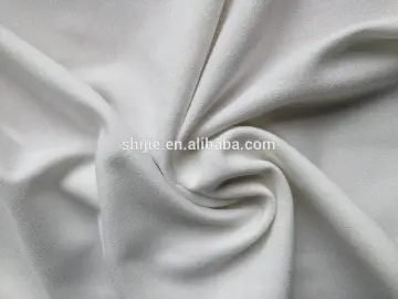 soft polyester White color polyester stretch crepe fabric prepared for sublimation print/PFP polyester stretch crepe fabric