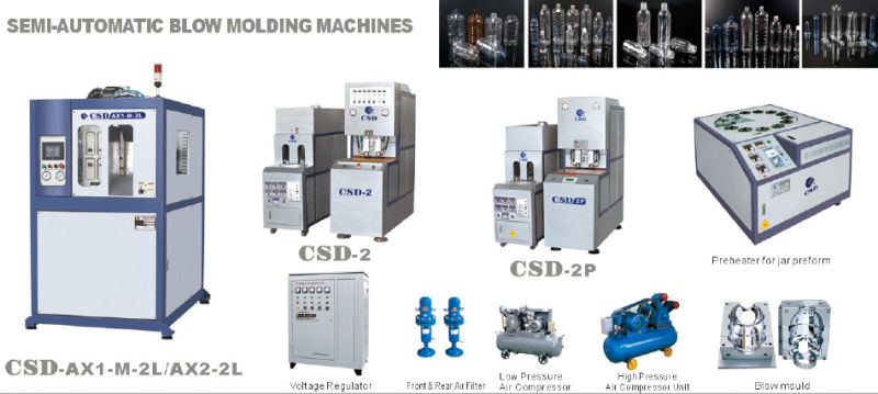 CE Approved with Semi-Automatic Blow Molding Machine (CSD-2)