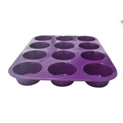 12- cavity Silicone Texas Muffin Pan