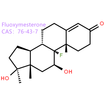 99% de poudre de stéroïde fluoxymestérone CAS 76-43-7