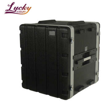 Black Plastic Rack Case 12 RU Custom Flight Cases AMP ABS Protection