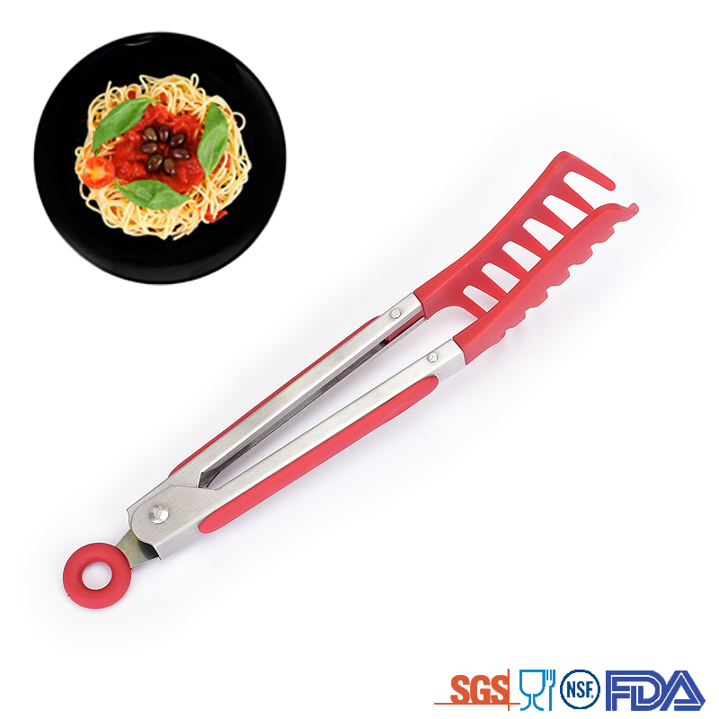 Nylon flatware tongs