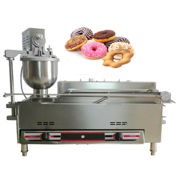 Stainless Steel Automatic Gas Donut Fryer and Ball Machine