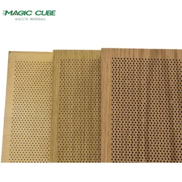 soundproof mdf perforated acoustic wood panel