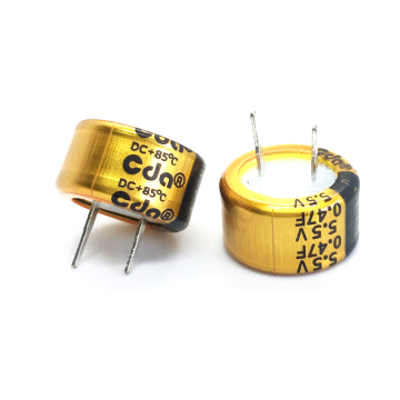 High-Power Memory Back-up CB5R5334CF-ZJ Capacitor - 5.5V 0.33F Activated Carbon Super Capacitor