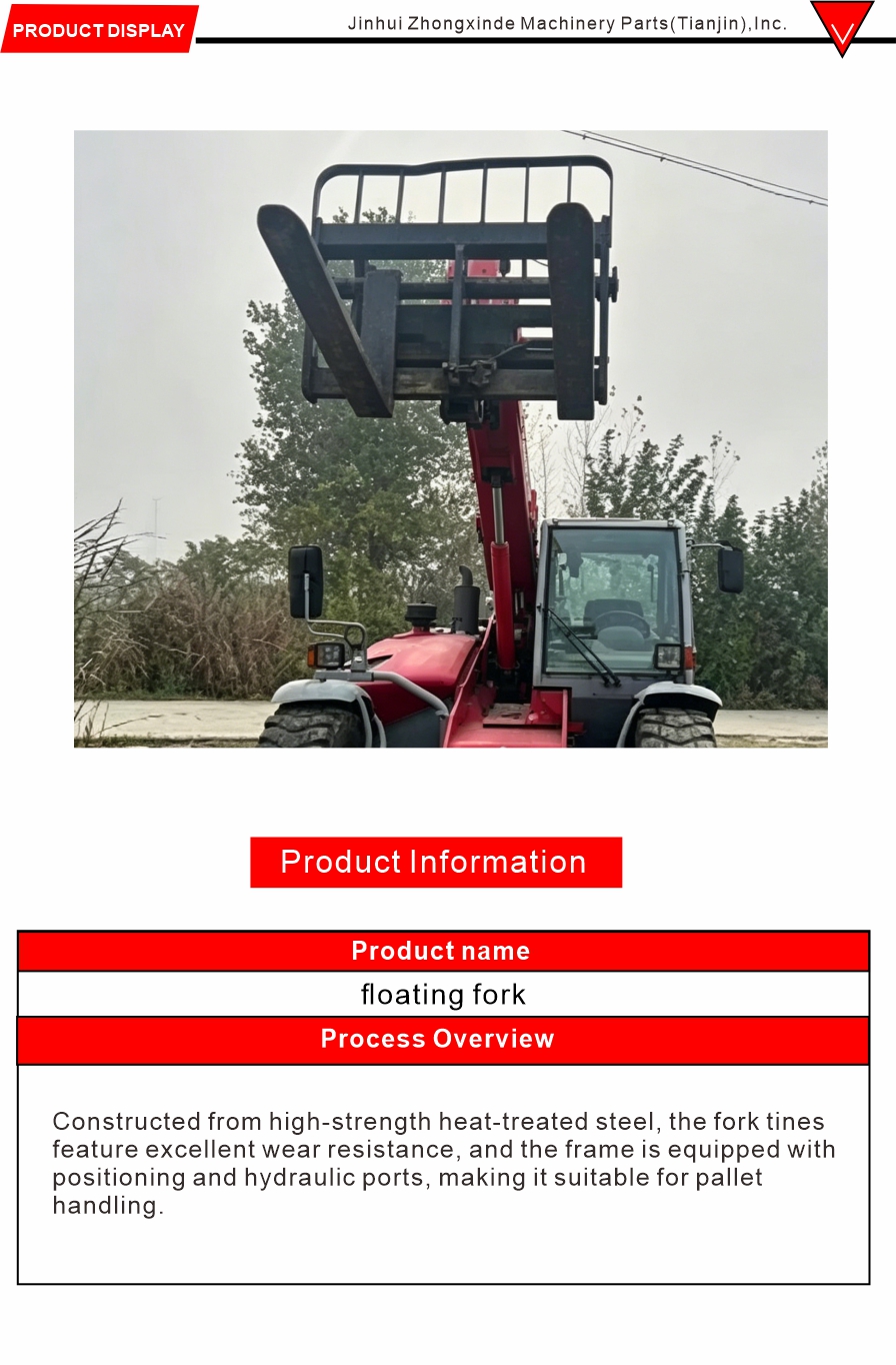 Floating Fork for Telescopic Handler
