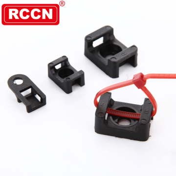 RCCNブラックナイロンケーブルクランプHC-102B/3Mサドルタイマウント