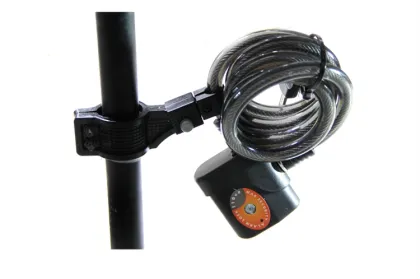 Bicycle anti-theft alarm spiral lock alarm cable lock