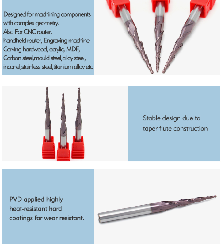 taper end mills 6