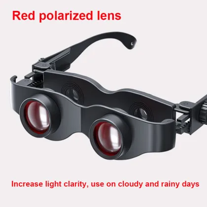 3X Opera Glasses Fishing Binoculars - Hands-Free Telescope for Fishing, Bird Watching & Sports