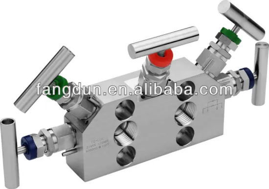 5 way valve manifolds in inconel 625, 825, monel, incolloy, super duplex