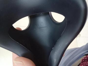 Custom factory formed silicone rubber air box gas mask