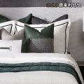 طقم وسائد وأغطية سرير منسوجة فاخرة