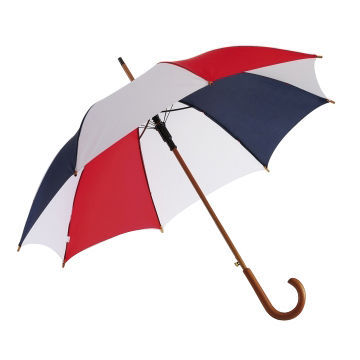 Straight Umbrella with Automatic Open Function, Made of Polyester Fabric and Metal Frame