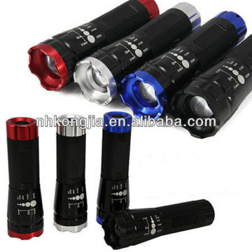 Aluminium Zoomable High Power Flashlight+Importer