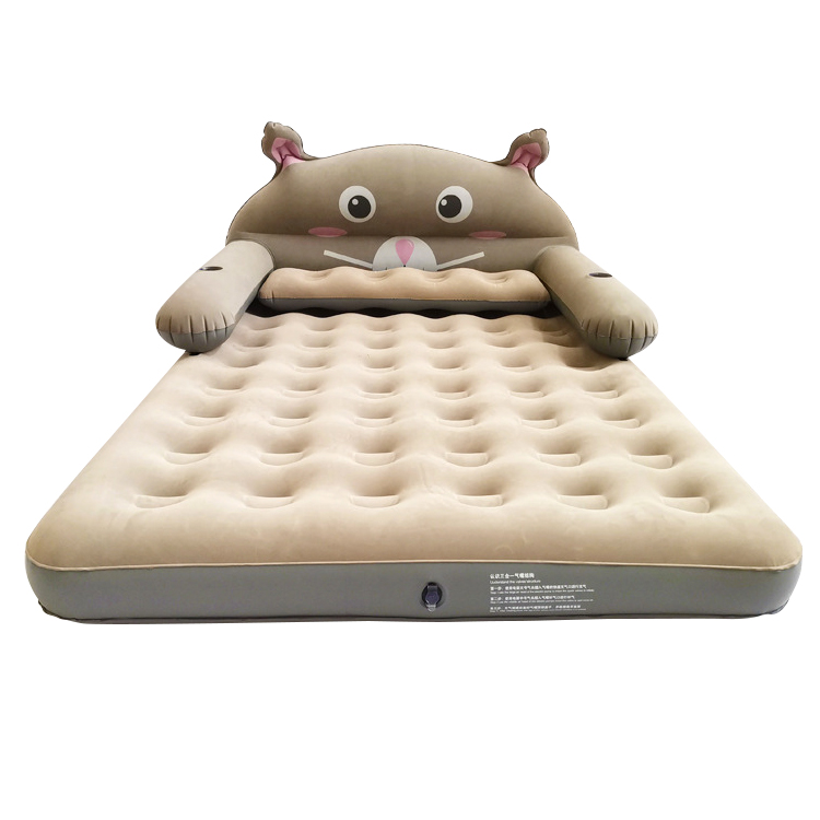 Family Corduroy Air Mattress with Pump for Kids