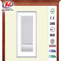 Mini Blind Painted Steel Prehung Front Door