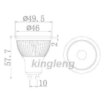 GU10 LED flood lights colored led lights