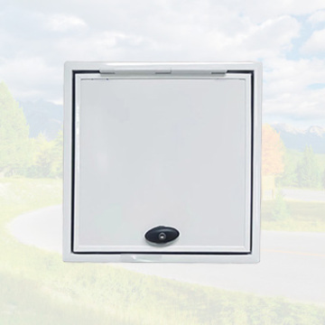 Factory Direct RV Access Door Aluminum Alloy Luggage Door Right Angle Storage