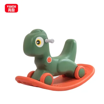 China Manufacture Colorful Indoor Baby Plastic Rocking Horse Toy for Kids