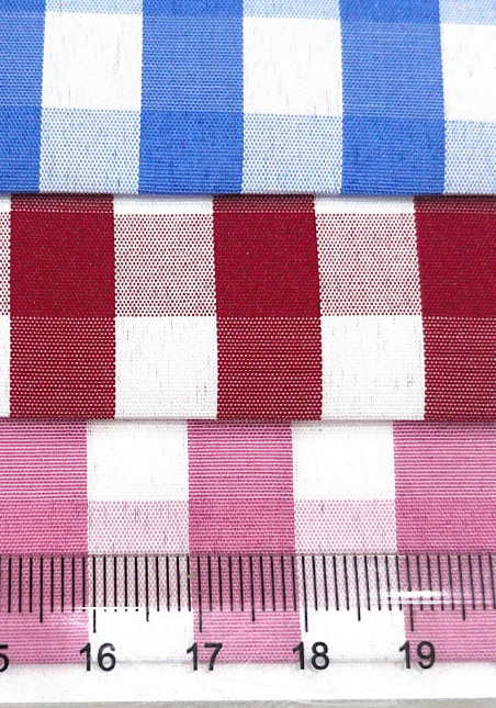 High Quality Polyester Plaid Fabric
