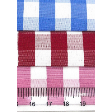 High Quality Polyester Plaid Fabric