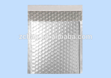 silver metallic bubble mailer padded envelope bubble/bubble envelope manufacture/hot shiny metallic bubble envelope