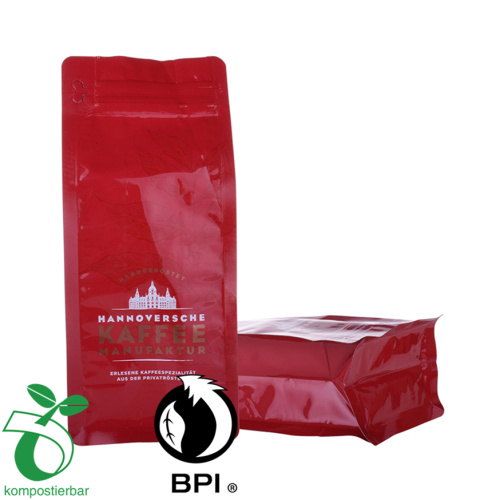 All size compostable coffee packaging bag with valve