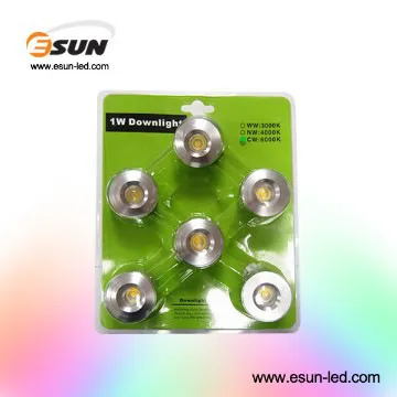 led downlights AC100-240V 1W CE approval