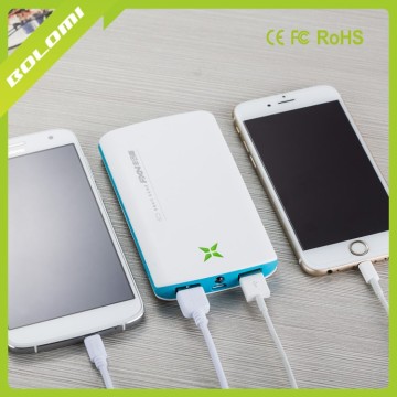 High Capacity 8000 Mah With The Polymer Batteries Leather Power Bank