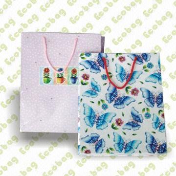 Promotional Carrier Bags, Made of Art Paper, Pass FSC Certification, Measures 25 x 20 x 8cm