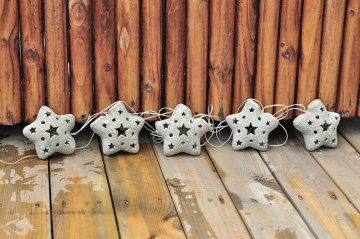 Κήπος Light String Star 5 τεμ